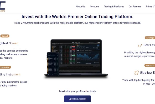 GTCFX Broker Review: Advanced Technology and Global Market Access